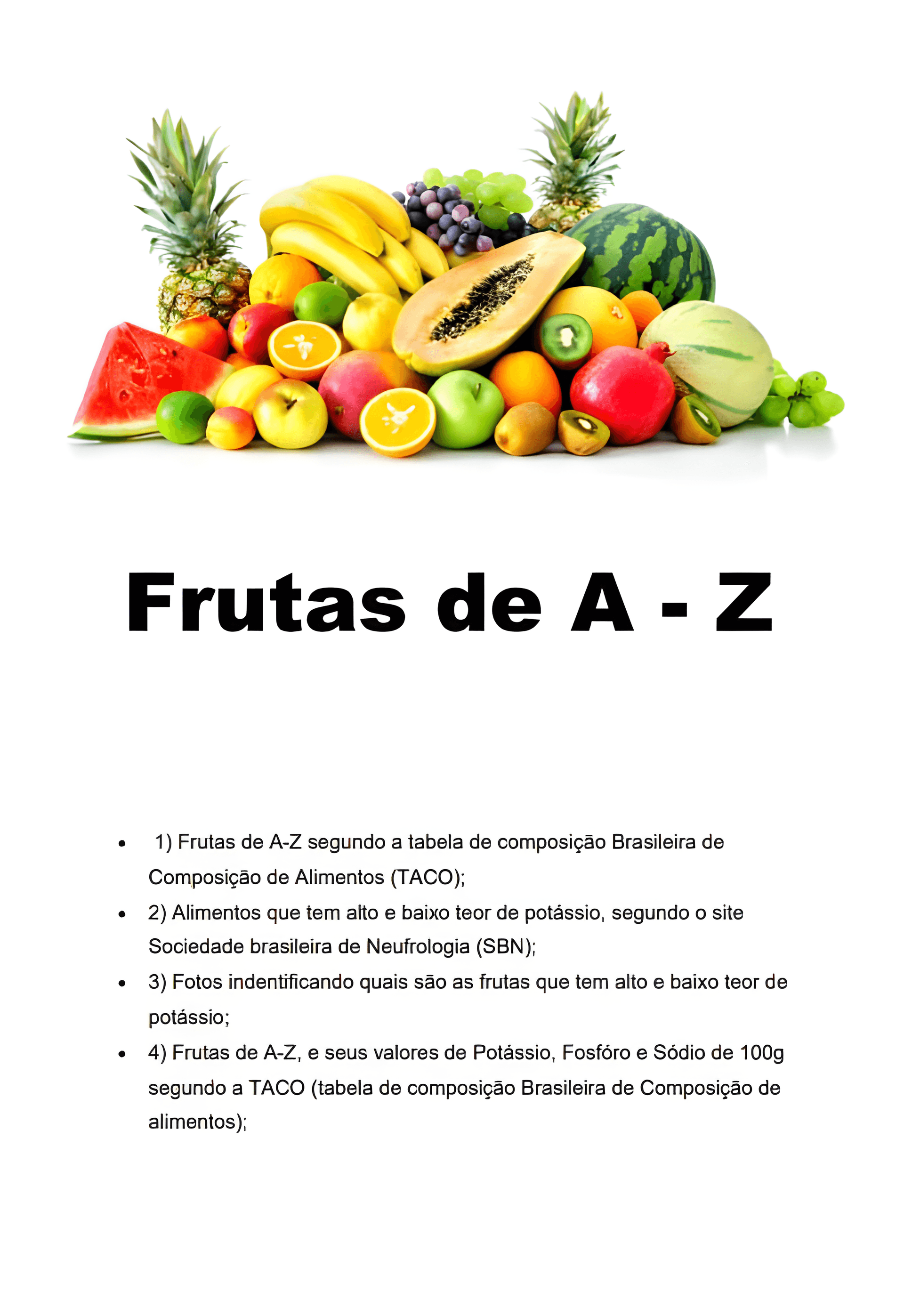 frutas